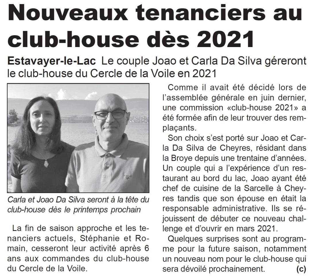 Nouveaux tenanciers 2021